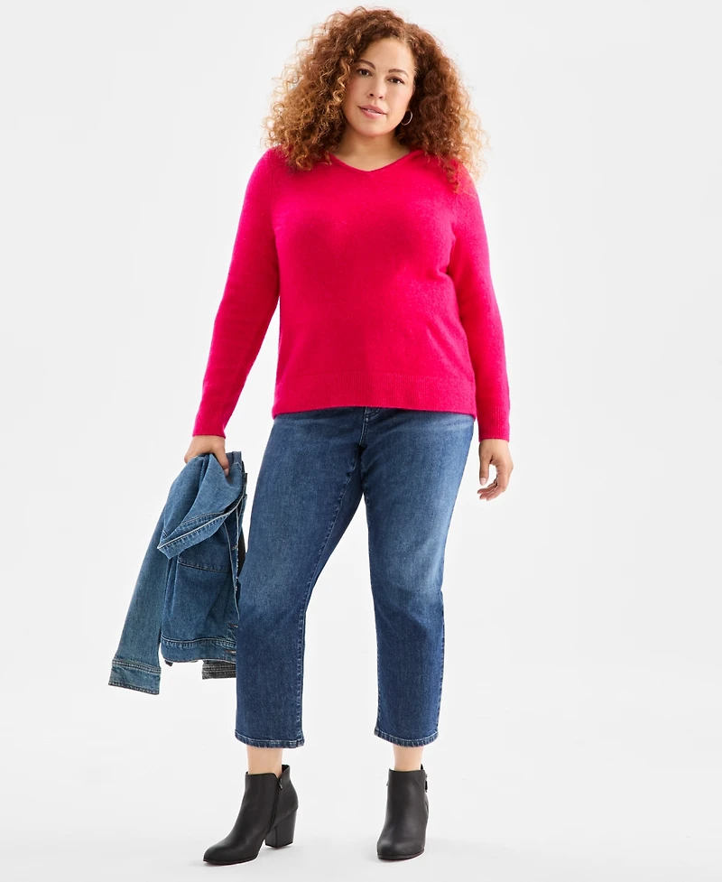 Style & Co Plus Hooded Sweater, Macy's Exclusive