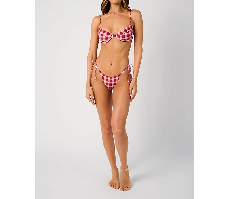 WeWoreWhat Women's Full Coverage Underwire Bikini Top