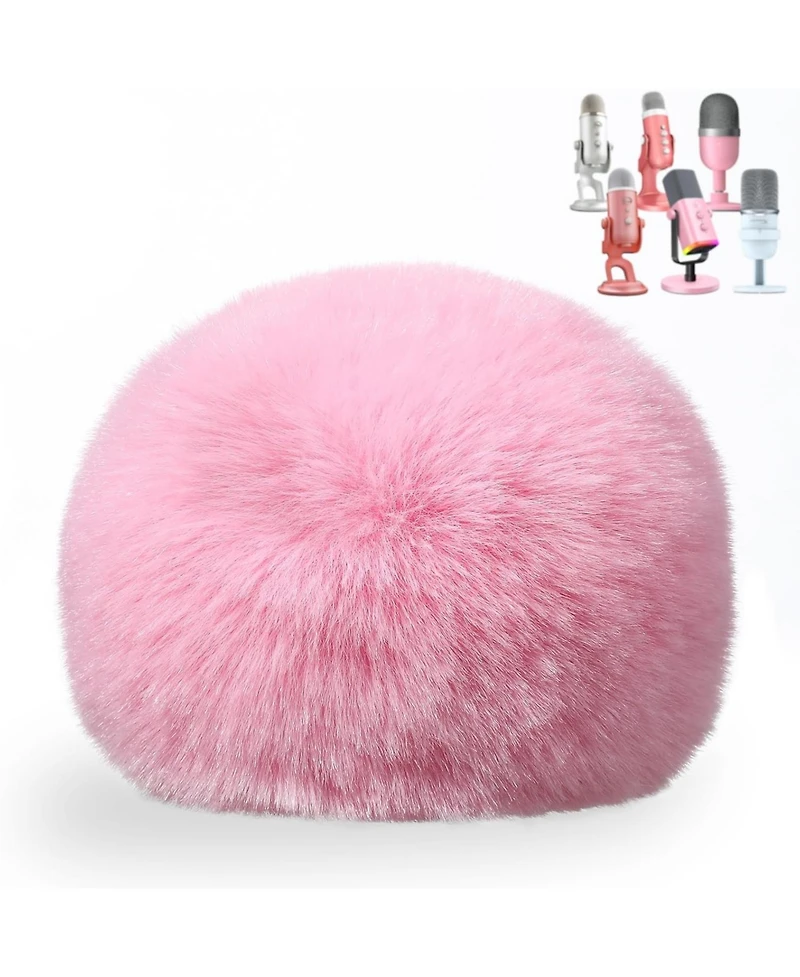 ZealSound Furry Windscreen d65p and Microphone Diamond Sticker syp-us bundle