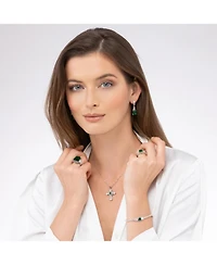 Anna Zuckerman Tatyana Multi Gem Earrings