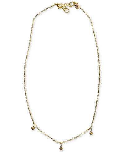 Minu Jewels Gold-Tone Heart Charm Necklace, 16" + 1" extender