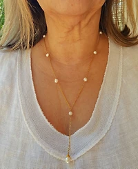 Minu Jewels Freshwater Pearl 18" Lariat Necklace