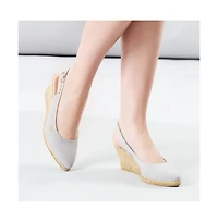 Palomera Canvas Espadrille Wedges