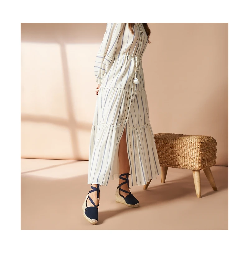 Escala Canvas Espadrille Wedges
