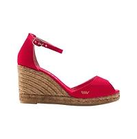 Aiguafreda Limited Edition Canvas Espadrille Sandal Wedges