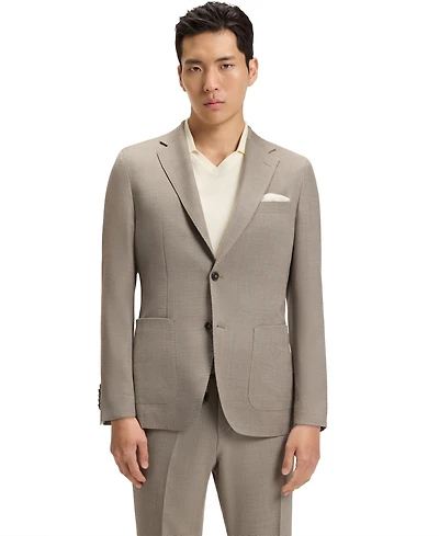Boss by Hugo Men's Virgin Wool Silk Slim-Fit Blazer