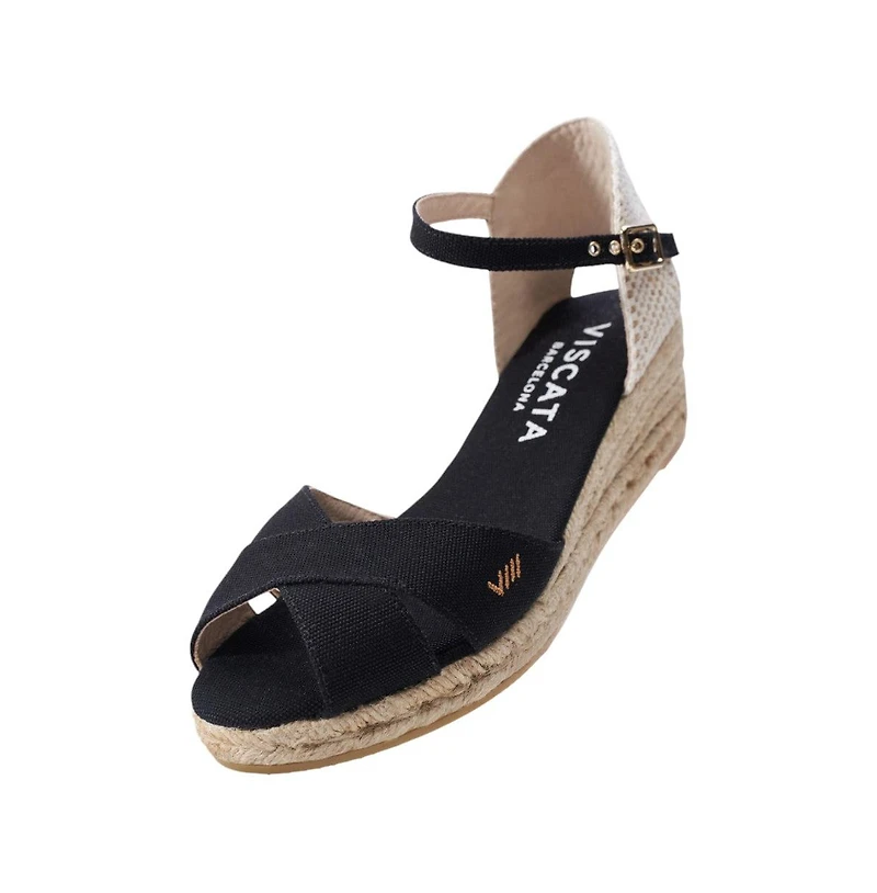 Salina Canvas Espadrille Sandal Wedges