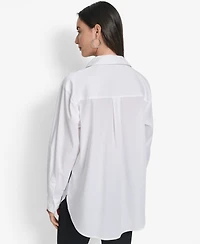 Dkny Women's Graphic Skyline Shirt