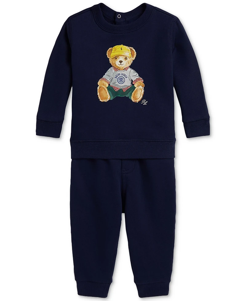 Polo Ralph Lauren Baby Boys Fleece Sweatshirt & Pant Set