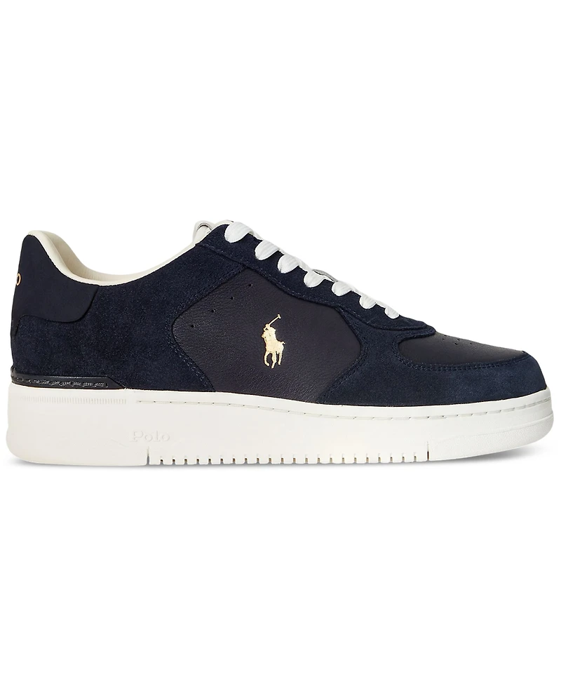 Polo Ralph Lauren Men's Masters Court Leather & Suede Sneakers