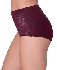Bali Women's Breathe Lace High-Rise Brief Underwear Dfclbf