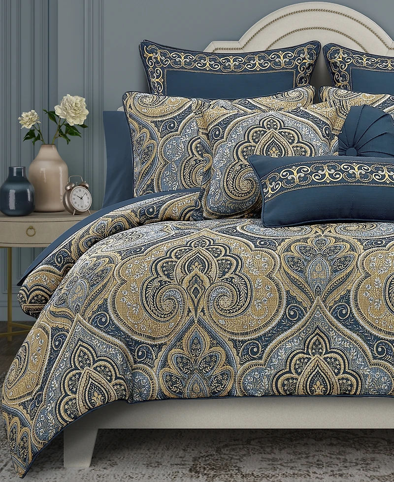 Royal Court Messina Damask 3-Pc. Comforter Set