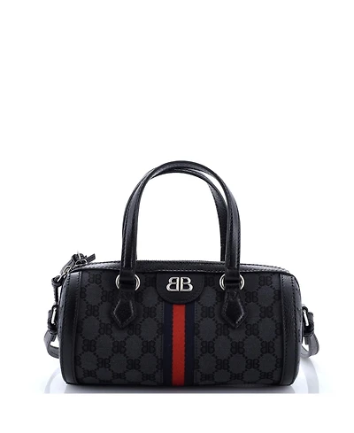 Pre-Owned Balenciaga Small x Gucci The Hacker Project Boston Bag Bb Canvas