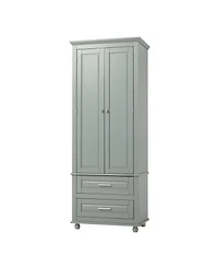 Casainc 62.5"H Tall Storage Cabinet with 2 Drawers for Bathroom or Office Use