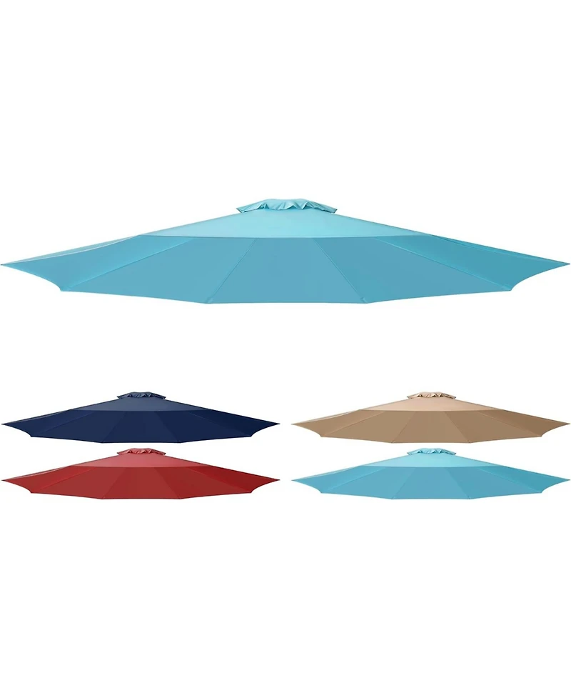 One 9' Patio Umbrella Replacement Canopy Outdoor Table Market Yard Umbrella Replacement Top Cover
