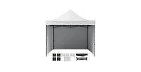 Slickblue Pop Up Canopy Tent with Removable Sidewalls Waterproof Portable Gazebo with Wheels