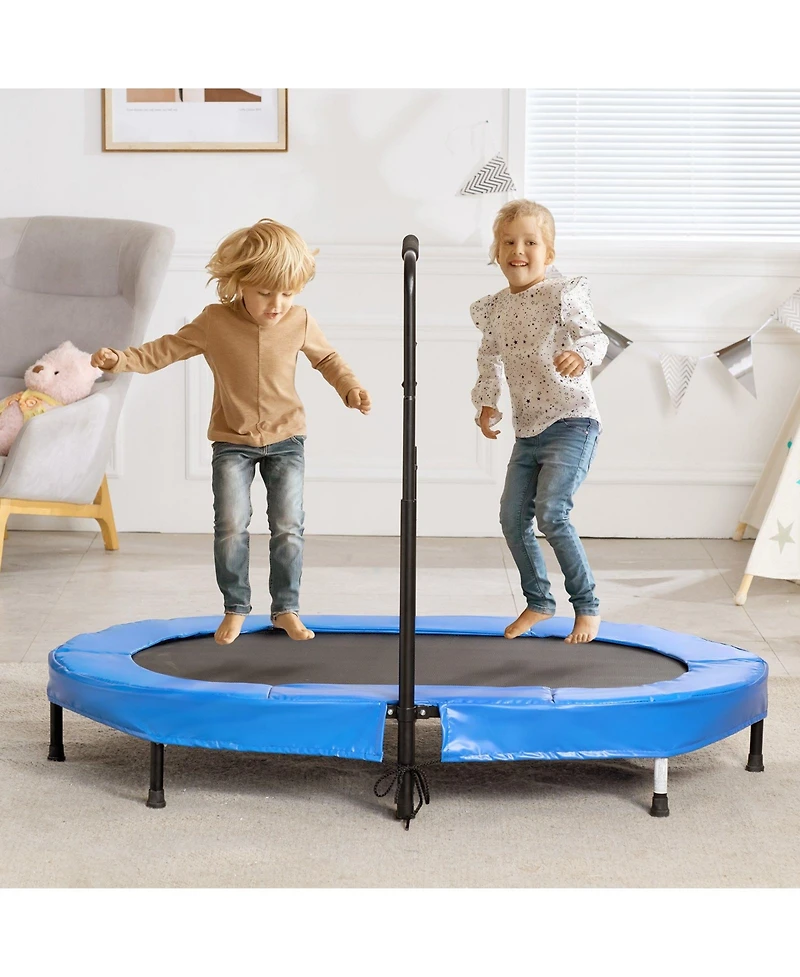 Slickblue Portable Foldable Mini Toddler Trampoline Indoor Outdoor Kids Bounce Toy