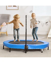 Slickblue Portable Foldable Mini Toddler Trampoline Indoor Outdoor Kids Bounce Toy