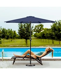 Flynama One Patio Umbrella Outdoor Table Market Yard Umbrella