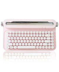 Yunzii Actto B305 Wireless Keyboard, Retro Bluetooth Aesthetic Typewriter Style Keyboard with Integrated Stand