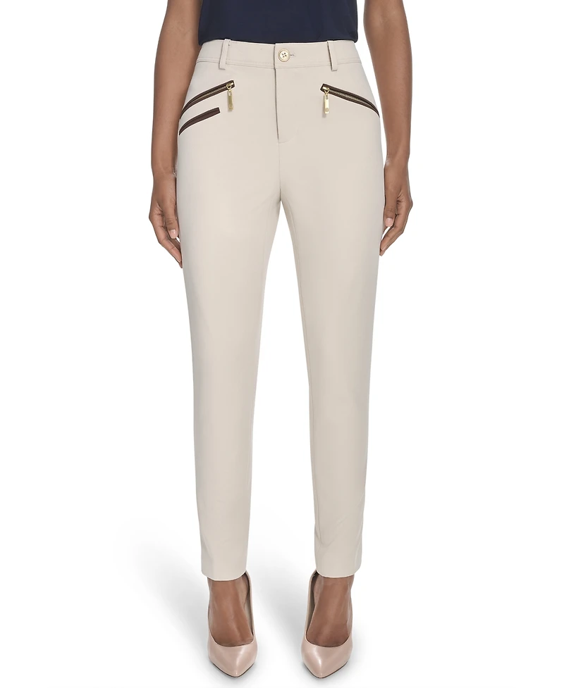 Tommy Hilfiger Women's Mid-Rise Slim-Fit Ankle Pants