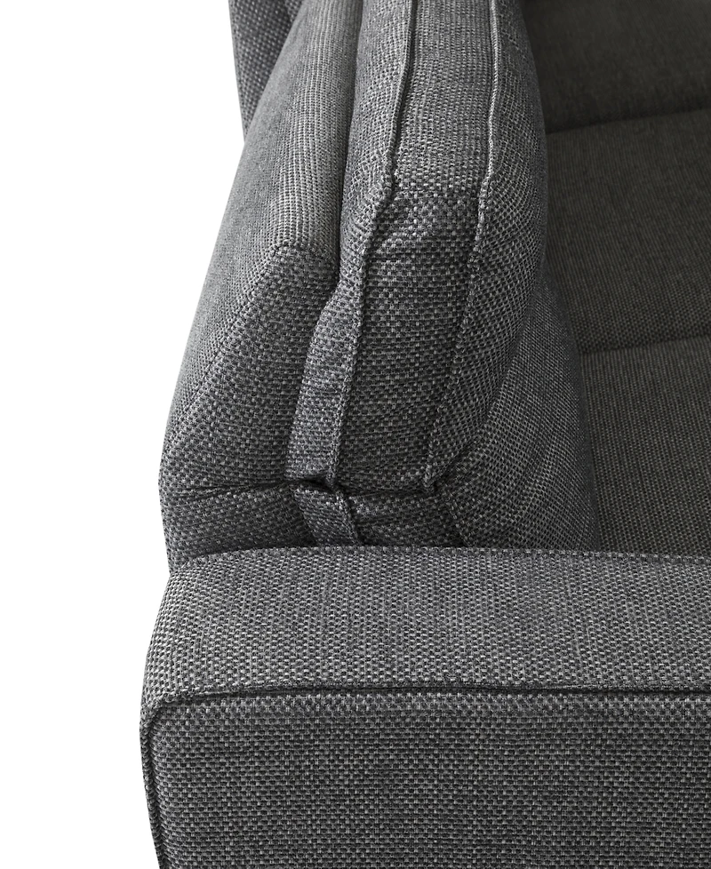 Miren -Pc. Fabric Sectional with Power Headrest Recliners