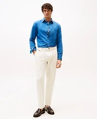 Tommy Hilfiger Men's Regular-Fit Cotton Chambray Shirt