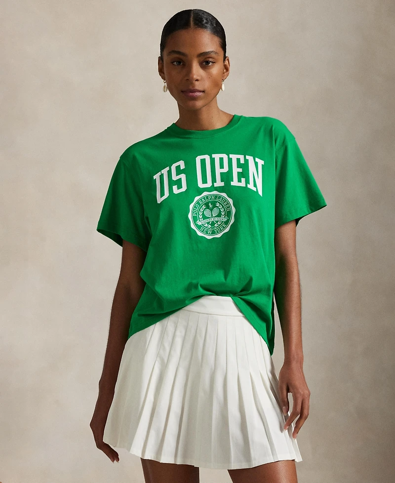 Polo Ralph Lauren Women's Us Open Crest Logo Jersey T-Shirt