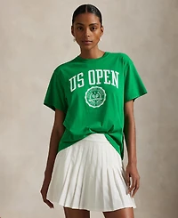 Polo Ralph Lauren Women's Us Open Crest Logo Jersey T-Shirt