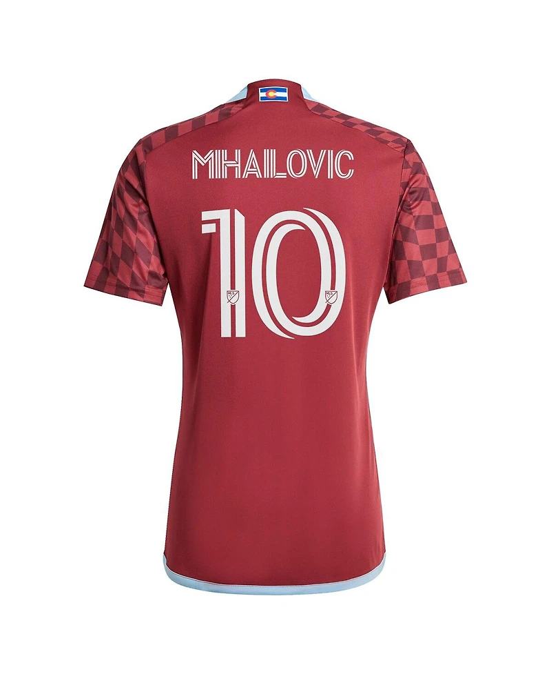 Adidas Men's Djordje Mihailovic Burgundy Colorado Rapids 2024 One Flag Kit Replica Player Jersey