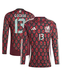 Adidas Men's Guillermo Ochoa Burgundy Mexico National Team 2024 Home Replica Player Long Sleeve Jersey