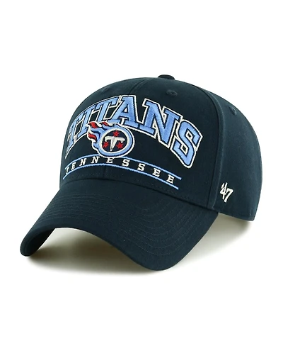 '47 Brand Men's Navy Tennessee Titans Fletcher Mvp Adjustable Hat