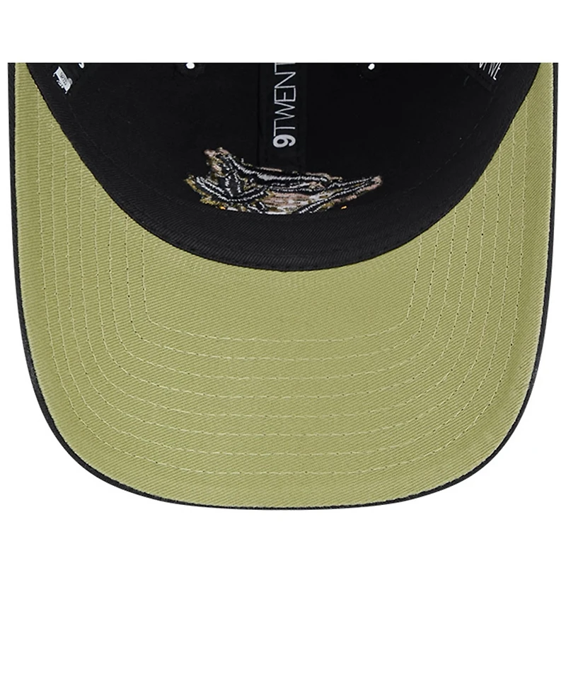 New Era Women's Black Toronto Blue Jays 2024 Armed Forces Day 9TWENTY Adjustable Hat