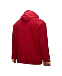 Mitchell & Ness Men's Cardinal Usc Trojans Chainstitch Fleece Pullover Hoodie