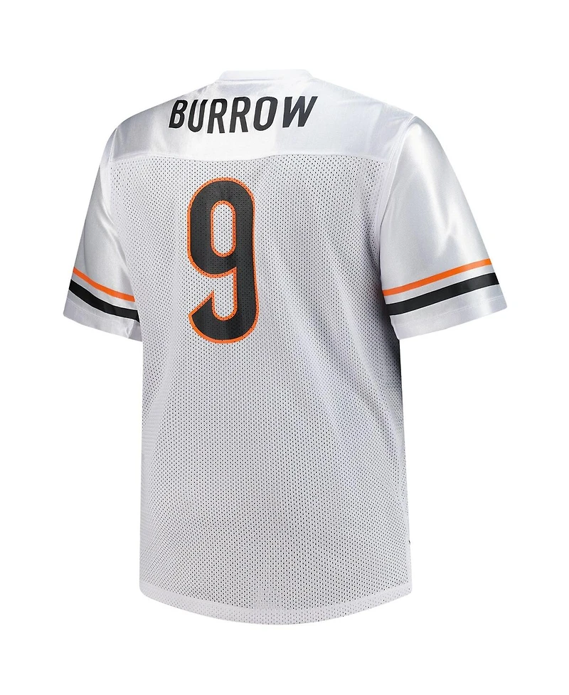 Fanatics Men's Joe Burrow White Cincinnati Bengals Big Tall V-Neck Fashion Jersey
