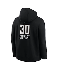 Nike Men's Breanna Stewart Black New York Liberty Explorer Edition Name Number Pullover Hoodie