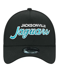 New Era Men's Black Jacksonville Jaguars Smith 9FORTY Adjustable hat