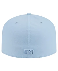 New Era Men's Light Blue Texas Rangers Color Pack A-Frame 59FIFTY Fitted Hat
