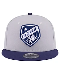 New Era Men's Gray Fc Cincinnati Color Pack Two-Tone 9FIFTY Snapback Hat