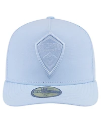 New Era Men's Light Blue Colorado Rapids Color Pack A-Frame 59FIFTY Fitted Hat