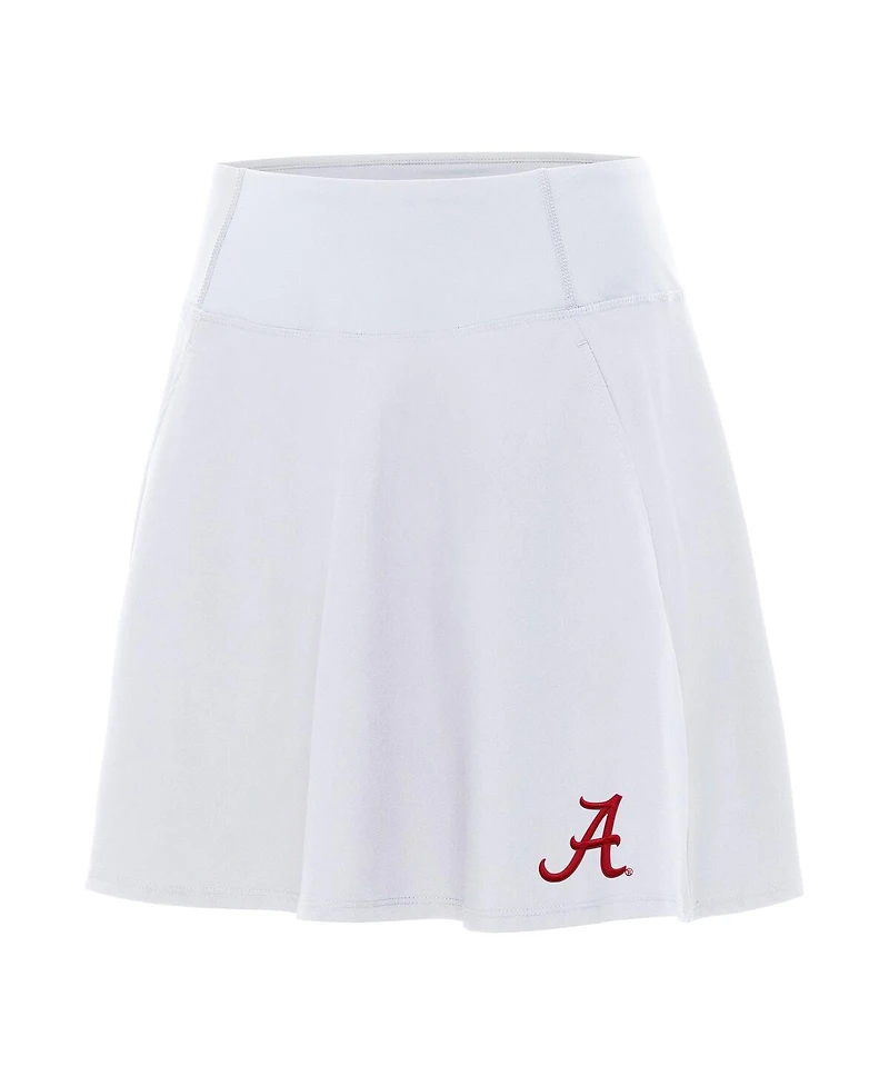 Antigua Women's White Alabama Crimson Tide Chip Skort