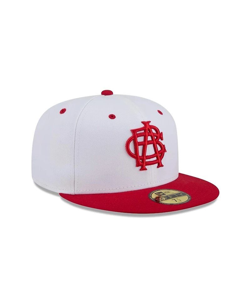 New Era Men's White Indianapolis Indians Theme Nights 59FIFTY Fitted Hat