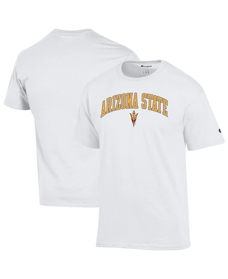 Champion Men's White Arizona State Sun Devils Arched Logo T-Shirt