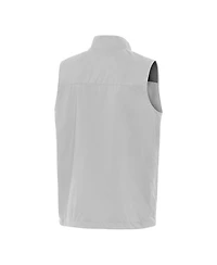 Antigua Men's Gray Ohio State Buckeyes Brisk Full-Zip Vest