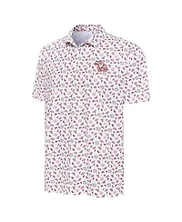 Antigua Men's White Kansas Jayhawks Independence Day Polo Shirt