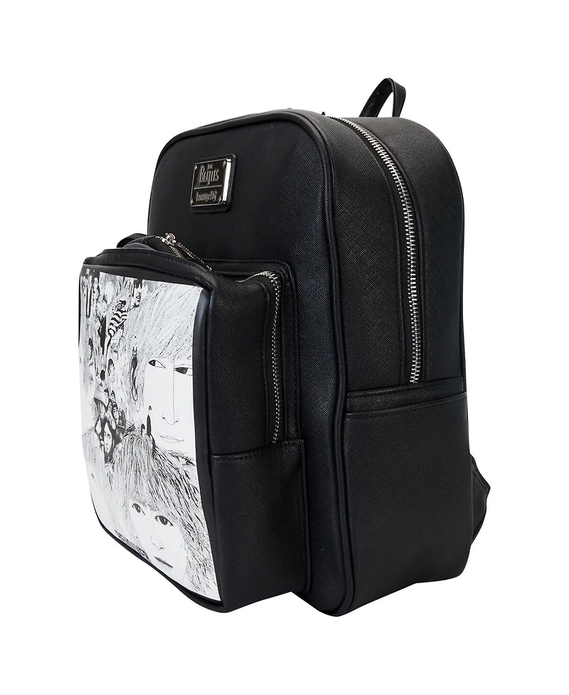 Loungefly The Beatles Revolver Album with Record Pouch Mini Backpack