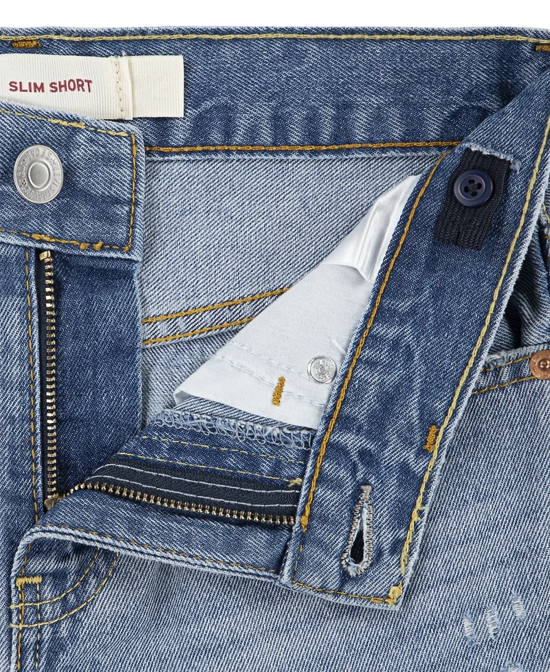 Levi's Big Boys Destructed Slim Shorts
