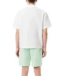 Lacoste Men's Loungewear Striped Pajama Shorts