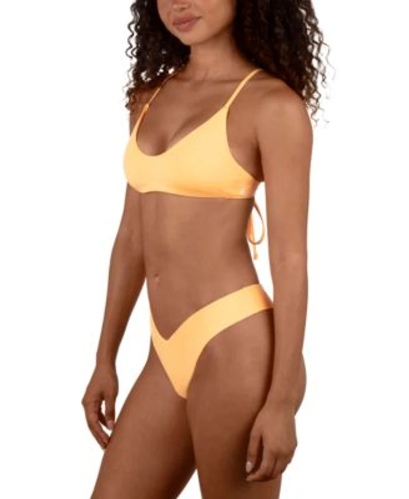 Hurley Juniors Crossback Bikini Top V Front Skimpy Bikini Bottoms