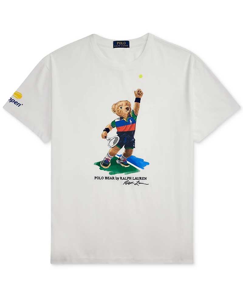 Polo Ralph Lauren Unisex Us Open Classic-Fit Bear T-Shirt